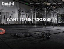 Tablet Screenshot of crossfitnottingham.com